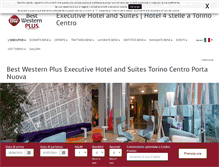 Tablet Screenshot of hotelexecutivetorino.com